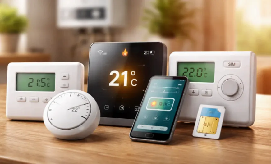 Diferentes tipos de termostatos